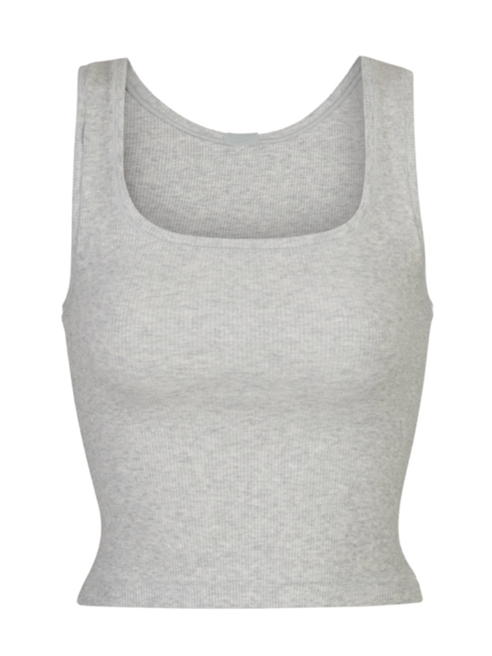 Skims NWOT Cotton Rib Tank in Light Grey; Size Large